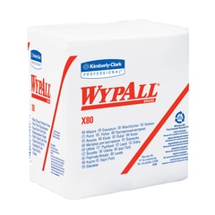 WYPALL* X80 WipersCode : 41026Low Lint. Colour : White Size : 12.5