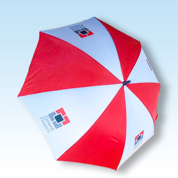 MOQ - 100Let your umbrella be your shadow whenever you step out of your house. We offer you the best quality made promotional umbrellas specially designed for the corporate sector. Promotional umbrellas are made up of good quality of material that will last longer than the usual umbrella. The size of the umbrella is perfect to protect you from the harsh sunrays and rain. Giving it to the clients or employees of the company as a gift will serve them as a useful product. The umbrella also comes with a cover to ensure it from any scratches and tearing.Umbrellas are umbrellas branded with a company logo and used for any marketing or promotional activity. It provides the twin benefit of shade as well as branding