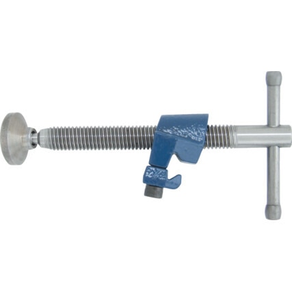 G-Clamp AdaptorActs as a ‘third arm’ allowing many clamping set-ups not normally possible without the use of additional or oversized clamps. Locates onto the cross-section of the clamp frame allowing clamping pressure to be applied between the clamp frame and the workpiece.SpecificationProperty	:ValueBrand	:KennedyEAN13 Barcode	:5036140115705eCl@ss Code	:21020501G-Clamp Adaptor	:95 mmSupplier Part No.:	5393590KUNSPSC Code	:27112120Weight Each	:420 gFurther InformationProperty	:ValueBody Colour	:BlueBody Finish/Coating	:Powder-coatedBody Material	:SteelOpening Capacity	:95 mm3 3/4 in.Screw Finish/Coating	:UncoatedScrew Material	:SteelThroat Depth	:75 mmType	:G-clamp AdaptorManufacturer's warranty - 6 months (T & C apply)We are authorised service centre for MAKITA Power ToolsTel : 022-23736027 For sales : + 918017265815, sale@fairtradecorp.in