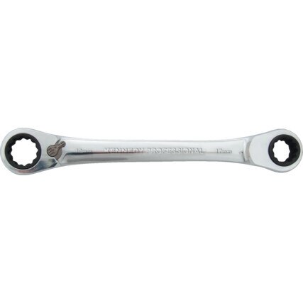 KENNEDY 4-In-1 Reversible Ratchet Spanners - Metric