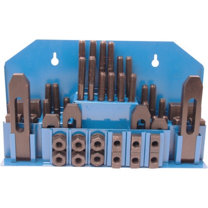 ATLAS T-Slot Steel Clamping Sets, 58 Pieces - Metric