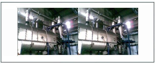 The vibrated Fluid Bed Drying is used for fluidization of materials which are difficult to handle in a static fluid bed dryer. These materials are often characterized by having one or more of the physical properties.Physical Properties: Wide particle size distribution Low strength of wet or dry particles Stickiness or thermo plasticity of the particles Pasty properties of the wet feedIn the vibrated fluid bed dryer, the material is easily transported through the dryer by the combined effect of fluidization and vibration. The fluidization velocity can be judiciously selected, to minimize entertainment of the smaller particles, to avoid gas bubbling m the fluid bed thereby minimizing attrition. The residence time can be adjusted, by varying the bed height, through the overflow weir position. A cooling section can also be provided, by partitioning of the plenum chamber. Typical products handled: Salt Milk products (used as a secondary dyer) Chemicals Tea Fluid Bed DryersLeveraging on our industrial experience and robust infrastructure, we have designed Fluid Bed Dryers that are known for single stage operation and extensively used to convert solutions, suspensions, and slurries into dry powder within a few seconds without any intermediate handling. The high speed of the process and controlled temperature ensure the optimum efficiency of the process.Feature: • Easy to install • High functionality • Optimum performance • Smooth operation