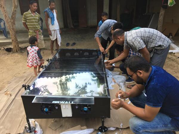 6.5ft X 3ft inclined SS 304 fabricated structure with Highquality food grade Black powder coating with 8 nosALLUMINIUM PERFORATED. Size 16” x 32” with food gradeblack coating as shown in pic. Capacity per tray 3 to 4 kg, With1ft height leg and castor wheel FOR EASY MOVEMENT. 2 nosof fan (4”) and solar panel (30 WATT) with proper fan controlswitch and fan regulating circuit for moisture removal, TopCover UV filter solid Poly Carbonate Sheet Unbreakable .Proper dust proof insect proof and waterproof constructionfor hygiene drying of all types of farm produce