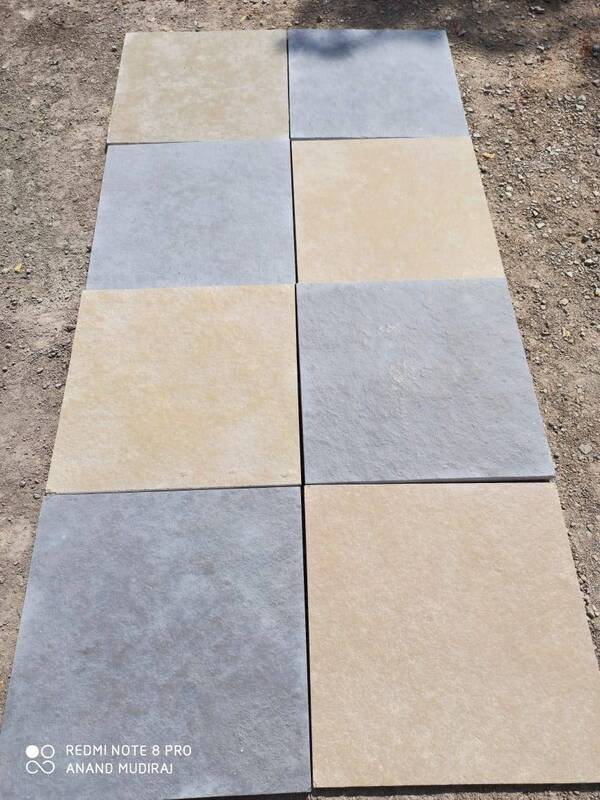 tandurstone is processed in such a way it has an aged look.