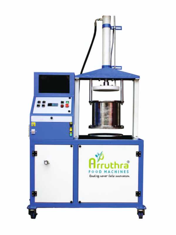 FeaturesPower Requirement - 0.5 Hp to 1 Hp. Works in single and three phaseCapacity - 2 Kg. to 5 Kg. per batch (approx.) in one minute timeFloor Space - 3 Ft. X 2 Ft.