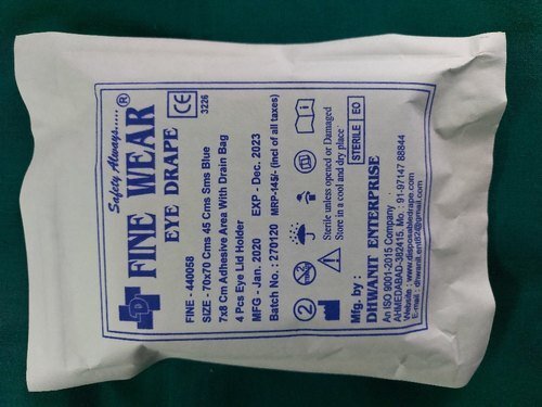 Surgeon gown- 1 nos, Hand towel- 4 nos, Medium sheet- 2 nos, Small sheet- 2 nos, Long sheet- 1 nos, Centre hole towel- 1 nos.
