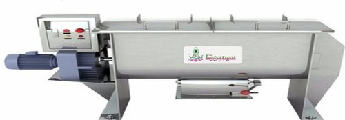 · Processes up to 100 kg / hour· 3 HP Motor with gear box· Casting Helical gear box type· Food Conduct area made up of fully SS Material· Other parts made up of MS Material· Singe phase or three phase· Tilting option Available