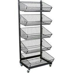 Wired Bakery Rack is being used at Retail Store / Supermarket Store / Bakery Shop to keep Breads, Cakes and all Bakery material. Also to keep chips Packets in grocery Stores.