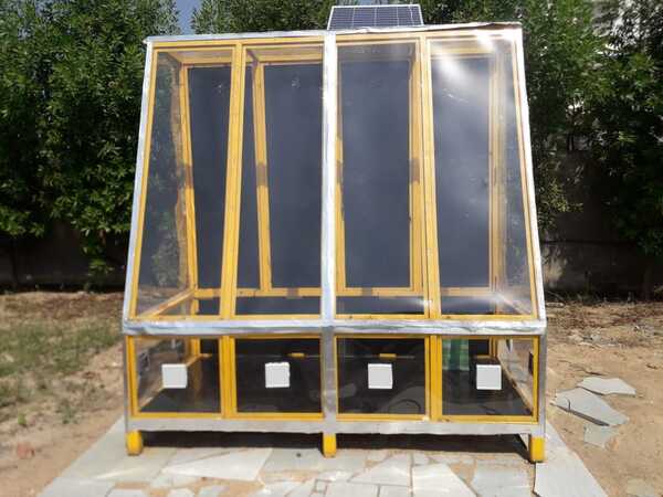 SOLAR WOOD DRYER 50 KG CAPACITY 