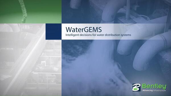 WaterGEMS provides you with a comprehensive yet easy-to-use decision-support tool for water distribution networks. The software helps improve your knowledge of how infrastructure behaves as a system, how it reacts to operational strategies, and how it should grow as population and demands increase. From fire flow and water quality simulations, to criticality and energy cost analysis, WaterGEMS has everything you need in a flexible multi-platform environment. Read more body content will visible when click on read more link Read more link to show and hide read more body content CAPABILITIES Analyze pipe and valve criticality Find the weak links in water distribution systems and assess the adequacy of isolation valves. Evaluate the ability to isolate portions of the system and serve customers using different valve locations. WaterCAD/WaterGEMS automatically generates network segments once the isolation valve data is supplied.Assess fire flow capacity Use a water distribution hydraulic model to access and identify where fire protection is inadequate. Design improvements such as the sizing and location of pipes, pumps, and tanks in order to meet fire-flow and protection requirements.Build and manage hydraulic models Jumpstart the model-building process and manage your model effectively, so that you can focus on making the best engineering decisions. Leverage and import virtually any external data format, which maximizes ROI on geospatial and engineering data, and automate terrain extraction and node allocation.Design water distribution networks Use hydraulic model results to help optimize the design of complex water distribution systems and utilize built-in scenario management features to keep track of design alternatives. Alternatively, WaterGEMS users can optimize the design for you using the built-in Darwin Designer network optimization tool.Develop flushing plans Optimize flushing programs with multiple conventional and unidirectional flushing events in a single run. Increase velocity in mains to flush out solids and stale water, with the primary indicator of the success of flushing being the maximum velocity achieved in any pipe during the flushing operation.Identify water leakage Conserve water and increase revenues by reducing water leakage. Leverage flow and pressure data to find locations for detailed sonic leak detection (WaterGEMS only). Study the amount by which you can expect to reduce leakage by reducing pressure and see the impact on customer service.Manage energy use Model pumps accurately using hydraulic modeling, including complex pump combinations and variable speed pumps, to understand the impact that different pump operational strategies have on energy usage. Minimize energy related to pumping costs while maximizing system performance.Prioritize pipe renewal Identify the pipes that should be considered for replacement or repair. Pipe links are ranked based on several aspects, including property- and performance-based criteria. Benefits that result include improved asset planning, increased distribution capacity, and maximum returns on capital expenditures.Simulate networks in real time Connect your calibrated hydraulic model to your SCADA system so that the initial boundary conditions for the model are automatically updated with the latest real-time data. Use this real-time model to keep an eye on the system and help ensure it is operating effectively.