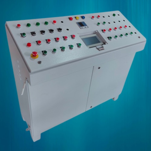 S P E C I A L  F E A T U R E S :  -  SINGLE PANEL FOR ALL AUTOMATION MOTORS-  CENTRAL CONTROL OF SMART GINNING FACTORY-  SMART HMI WITH WIFI AND INTERNET -  WIRELESS CONNECTION WITH ALL SMART PANEL-  AUTO MODE, MOTOR START IN SEQUENCE-  MANUAL MODE, MOTOR CAN START RANDOMLY-  MPCB PROTECTION WITH ON-TRIP LAMP-  WITH SYSTEM PERFORMANCE DASHBOARDB E N E F I T S :-  NO CONTROL CABLES FOR AUTOMATION MOTORS-  DASHBOARD CAN BE SEEN FROM ANYWHERE-  RANDOM MOTOR START PROHIBITED-  LESS MOTOR JAMMING ISSUE-  INDIRECT SUPERVISION POSSIBLE-  VERY EASY FAULT FINDING