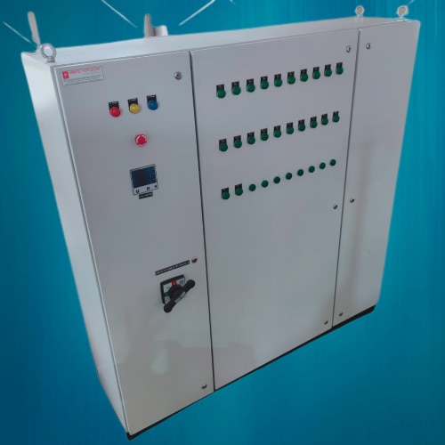 S P E C I A L  F E A T U R E S :  -  MAIN INCOMER : MCCB-  PANEL EMERGENCY & FIELD EMERGENCY-  MCCB FOR PRESS & AUTOMATION MOTOR-  SEPARATE  FOUR GENERAL PURPOSE MCB-  2 EXTRA DR GIN MACHINE PROVISION-  MPCB PROTECTION WITH ON LAMP- FIELD ON-OFF PUSH BUTTON TERMINATION-  PROPER VENTILATION-  HEAVY DUTY POWDER COATED PANELB E N E F I T S :-  VERY EASY POWER CABLE CONNECTION-  FULL CURRENT CAPACITY BUS BAR-  ROBUST DESIGN FOR REDUCING HEAT-  BEST WORKMANSHIP FOR LONG LIFE-  LOCAL INSTALLATION – MAINTENANCE POSSIBLE