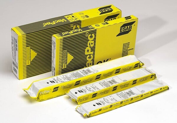 ESAB Xpert 7018 is a basic coated, hydrogencontrolled iron powder electrode designed forwelding in all positions. It is designed toprovide excellent welding performance withstable arc and good arc striking & restrikingproperties. ESAB Xpert 7018 deposits goodradiographic quality welds.Classification:- SFA/AWS A5.1: E7018Properties:- Typical All Weld Metal Composition (%) C: 0.08Si: 0.40 Mn: 1.20, Typical All Weld Metal Mechanical Properties YS (MPa): 470 UTS (MPa): 550 Elongation (%): 28Impact @ -30°C (J): 50.