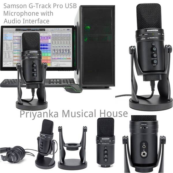 Samson G-Track Pro USB Microphone with Audio Interface