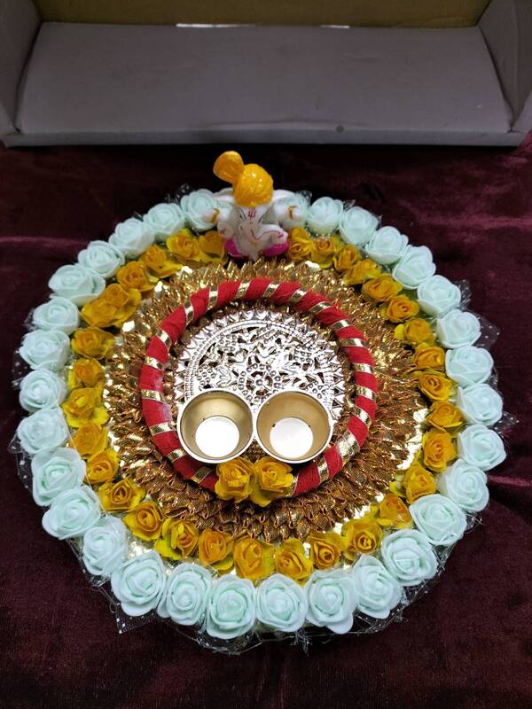 Ganpati Thali Rajkot India From Reance Handicraft - Types Of Decorative Items Ganpati Thali Rajkot India From Reance Handicraft - Types Of Decorative Items