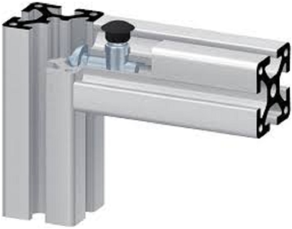 Anchor Connectors/Quick Connectors 
Material: Carbon Steel
Coating: Zinc  Plated
1) For 40x40  
2) For 45x45