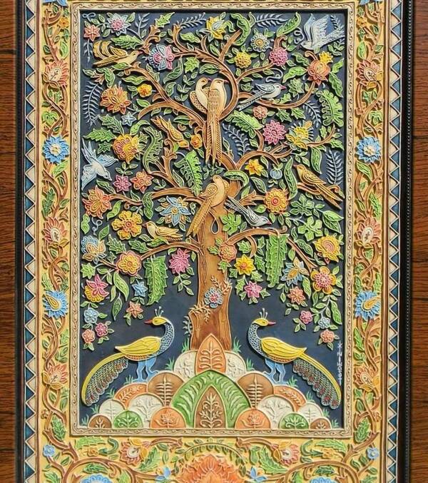 Tree Of Life Relief Painting BIPU ART GALLERY in Kolkata, India