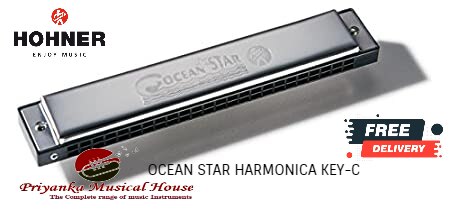 Well formed coverplate design for easy handling. Sturdy construction combined with modern materials such as stainless steel coverplates.FEATURES:Key: C24 Hole HarmonicaReeds: 48 Reedpaltes: Brass; 0.9 mm Comb: Plastic Length: 18.0