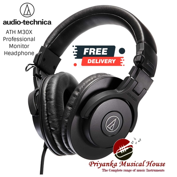 Audio-Technica ATH M30X Professional Monitor Headphone