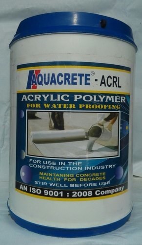 ITS A POLYMER LIQUID TO BE USED WITH CEMENT IN 1 :1 PROPERTION WILL GIVE ELASTOMERIC WATERPROOFING COATING