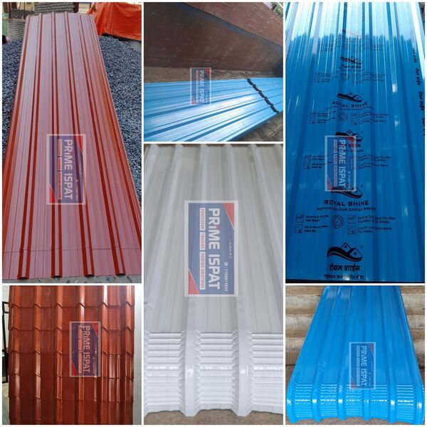 Developed with advent technology, these color profile sheets are suitable to cover different warehouses, sheds and temporary houses. We offer these color profile sheets in different sizes and colors.Features:Corrosion resistanceHigh durabilityEasy installationElevated strengthLight weight