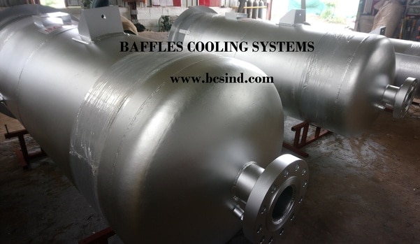 Noise created from unexpected release of gas fro a safety valve to atmosphere could often exceed 150 db at 1 meter. Typical applications of safety valve silencer includes boiler drum, super heater safety valve, high pressure drum safety valve and low pressure drum etc..working process of safety valve silencer:BCS designed safety value silencer for the application of high pressure drum. The atmospheric fluid nitrogen from the drum of 12