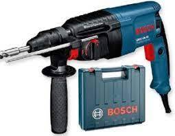GBH 2- 26 RE PROFESSIONAL ROTARY HAMMER 1-2 KG DRILLING DIA. IN CONCRETE-4-26 MM DRILLING DIA .IN STEEL-13MM DRILLING DIA .IN WOOD -30MM POWER INPUT - 800W WEIGHT -2.7 KGS