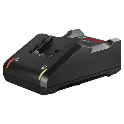 The compact 18 V Bosch charger.Compact: Due to its modern design it is very compact.Professional 18V System: Compatible with all Bosch Professional 18 V batteries.Additional dataBattery charging voltage - 18 VCharge current - 4 AWeight - 550 gDimensions - 185x115x76 mmPart No. - 1600A022V1FeaturesCharge Level IndicationWall Mounting