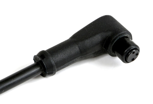 M08 Female Connector Right Angled Snap Type 3 Pin 3 Core X 0.25 SQMM 02 meter PVC Cable