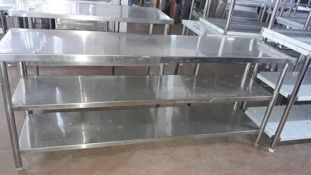 SS worktables with heavy gauge & Rust-resistant tables available in various sizes