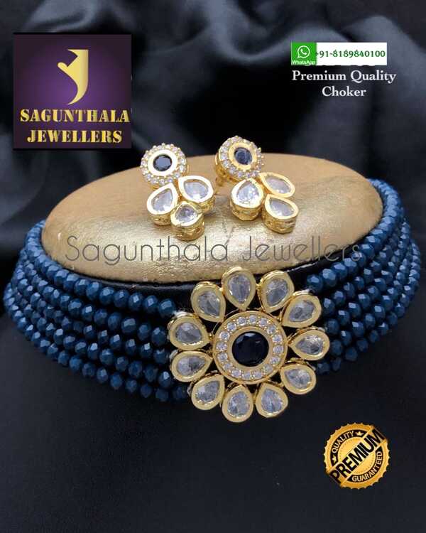 beads choker | Sagunthala Jewellers in 
