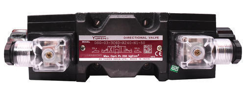 DSG-03-3C60-D24-N1-51DSG-03-3C60-D12-N1-51DSG-03-3C60-A120-N1-51.DSG-03-3C60-R220-N1-51These valves are used for shifting oil flow direction of hydraulic circuit and for a control of actuatorstarting/ stopping as well as the operating direction shifting of actuator. Directional valves are classified in the following five types depending on the operational method. Solenoid Operated Directional Valves,Solenoid Controlled Pilot Operated Directional Valves, Pilot Operated Directional Valves, Manually Operated Directional Valves, and Mechanically Operated Directional Valves.Additional Information:Item Code: HYDRAULICVALVEProduction Capacity: 10000Delivery Time: ONE DAYSPackaging Details: CARTOON PACKAGING