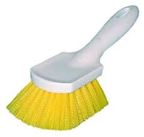 PLUSH YELLOW UPHOLSTERY TIRE BRUSH