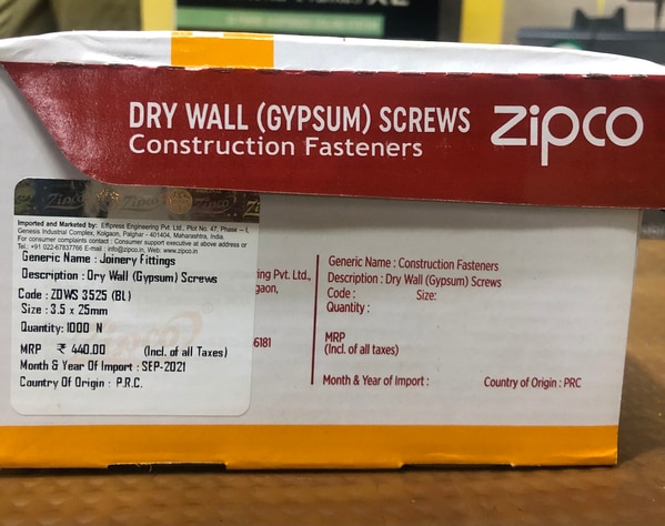 This screws for especially for Gypboard and interior usage