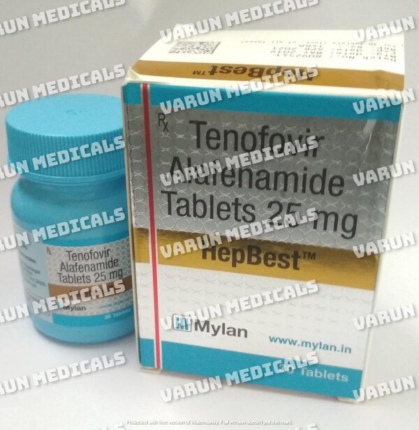 Hepbest Tablet is used in the treatment of HIV infection and chronic hepatitis B virus (HBV) infection. It prevents the multiplication of viruses in human cells. This stops the virus from producing new viruses and clears up your infection.