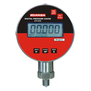 Product Description:SpecificationsADARSH make wide range of Digital Pressure & Temperature Gauges. These instruments are used in all types of industries like Sugar, Fertilizer, Chemical, Cement, Power Plants, Food Industries, Pharmaceuticals & other Process Industries and OEM's.