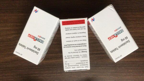 Daclahep 60mg Tablet is an antiviral medication. It is used along with other medications for the treatment of chronic hepatitis C virus (HCV) infection.