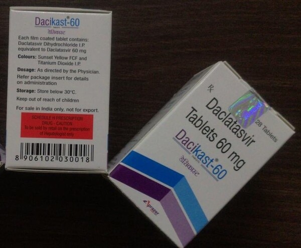 Dacikast 60mg Tablet is an antiviral medication. It is used along with other medications for the treatment of chronic hepatitis C virus (HCV) infection.