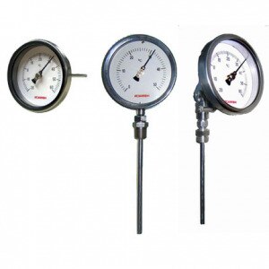 Bimetal Thermometers have helical bimetal coil as sensing element. Available in ranges from -50 upto 400 deg C. Dial Sizes 2