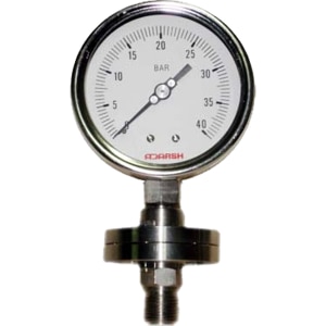 Pressure Gauges with severe pulsation easily get damaged, have difficulty in reading pressure. Using pulsation dampners or snubbers is an option but majority snubbers do not work where severe pulsation is present. The new Adarsh APDS Series Anti Pulsation Pressure Gauge is designed for such applications where there is severe pulsation. The unique design dampens the pulsation and makes for a better pointer reading and at that same time enhances the life of the gauge. Further there is no need of glycerin filling which is prone to leakages. The gauges are also protected from sudden pressure surges or spikes which are a major reason for gauge damage.Features :-* Dampens Severe Pulsation* Makes Gauge Reading Easy* Enhances gauge life* No Glycerin Filling Required* Protects from sudden pressure spikes* Works where Pulsation Dampners Fail !