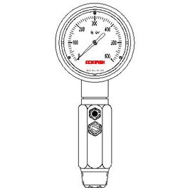 Applications :-Mud Gauges are used in Oil Industry for slush pump service, portable core drills, for use on gathering lines, etc.Specifications :-4 100mm (4â€Â) and 150mm (6â€Â) Dial Size4 Range 0-60, 100, 160, 250, 400, 600, 1000 kg/cm2 or bar4 Bottom Direct Mounting4 SS316 Bourdon Tube, SS304 Movement4 Built in Damper with Fine external adjustment4 ±1% F.S. Accuracy4 Sealing Diaphragm: The measuring system is totally sealed from thick fluid by means of long life flexible anti corrosive cup diaphragm4 Bronze Case, Chromium Plated and Stub Material SS3164 Gauge Cover Acrylic / Shatterproof4 Glycerin FilledPressure Range SelectionSingle Scalekg/cm2 or bar0-600-1000-1600-2500-4000-6000-1000