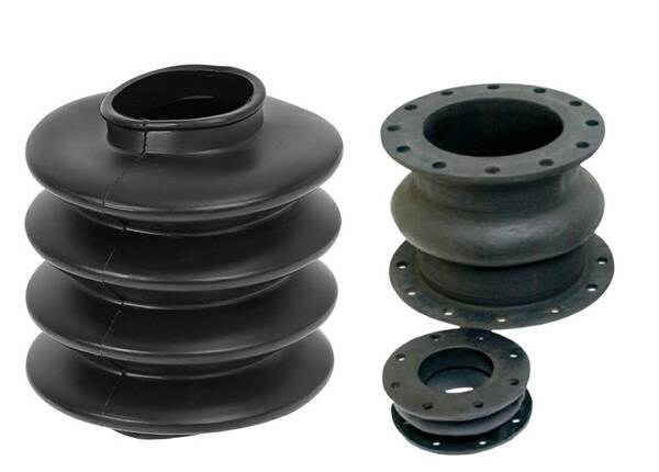 Rubber Bellows and Rubber coated fabric bellows areused where continuous flow of water coolant andcontinues movement of the machine is required.Rubber Expansion Joints are used where requiresflexibility in pipe joints & to having pressure upto 10kg/cm2 and vacuum area.