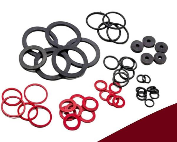 Gasket is protective seal which gets fitted exactlybetween engine block and cylinder head in an engine.Its purpose is to seal the gap and avoid leakage ofcoolant or engine oil.We are one of the leading manufacturers andsuppliers of wide range of high quality Rubber Gasketsto our customers. We manufacture Gaskets in differentpolymers like FFKM, Viton, Silicone, Neoprene, EPDM,PTFE, etc. Our products are offered with high and lowtemperature resistance, excellent chemical resistance,non-contamination properties, low coefficient offriction and resists decay