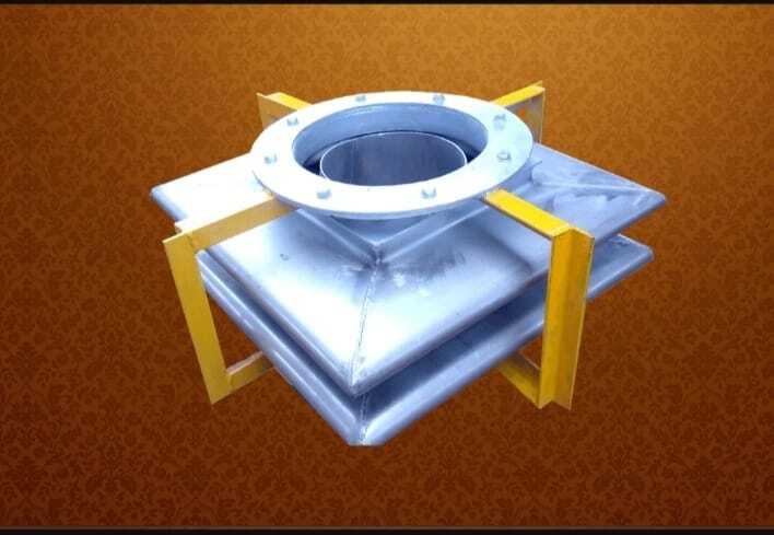 Round Flange Square Bellow