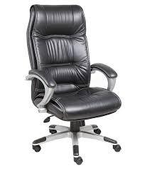 H.B CHAIR WITH COMPOSIT LEATHER HIGH DENSITY FOAM STEEL PLATED STAND NYLON WHEEL WITH HANDLE CUSHION
