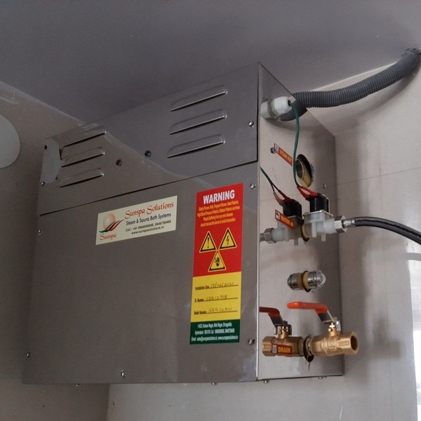 Steam Bath Generator ( 6 Kw. ) With Touch Control Panel Automatic Systems