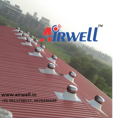 In line with clients' diverse requirements across the country, we are offering an excellent range of  Stainless Steel  Turbo Ventilators. These ventilators are used for ventilation purpose and for keeping humidity and temperature at required level. The offered ventilators are designed at our ultra-modern manufacturing unit using the superb quality material and progressive technology in conformance with defined quality standards. Being a quality-oriented organization, we assure our clients that these ventilators are excellent on counts of durability and quality. These ventilators are based on the latest technology and are effective in managing the temperature inside the industry and exchange air from inside to outside in automatic fashion.Features: High efficiencyLow maintenance cost 