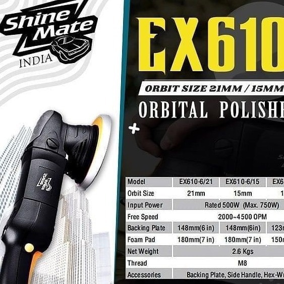 shine mate ex 610 orbital polisher