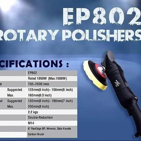 SHINE MATE EP802 ROTARY POLISHER