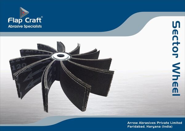 Sector Wheel is used for buffing, deburring, finishing the internal surface of a pipe upto 8